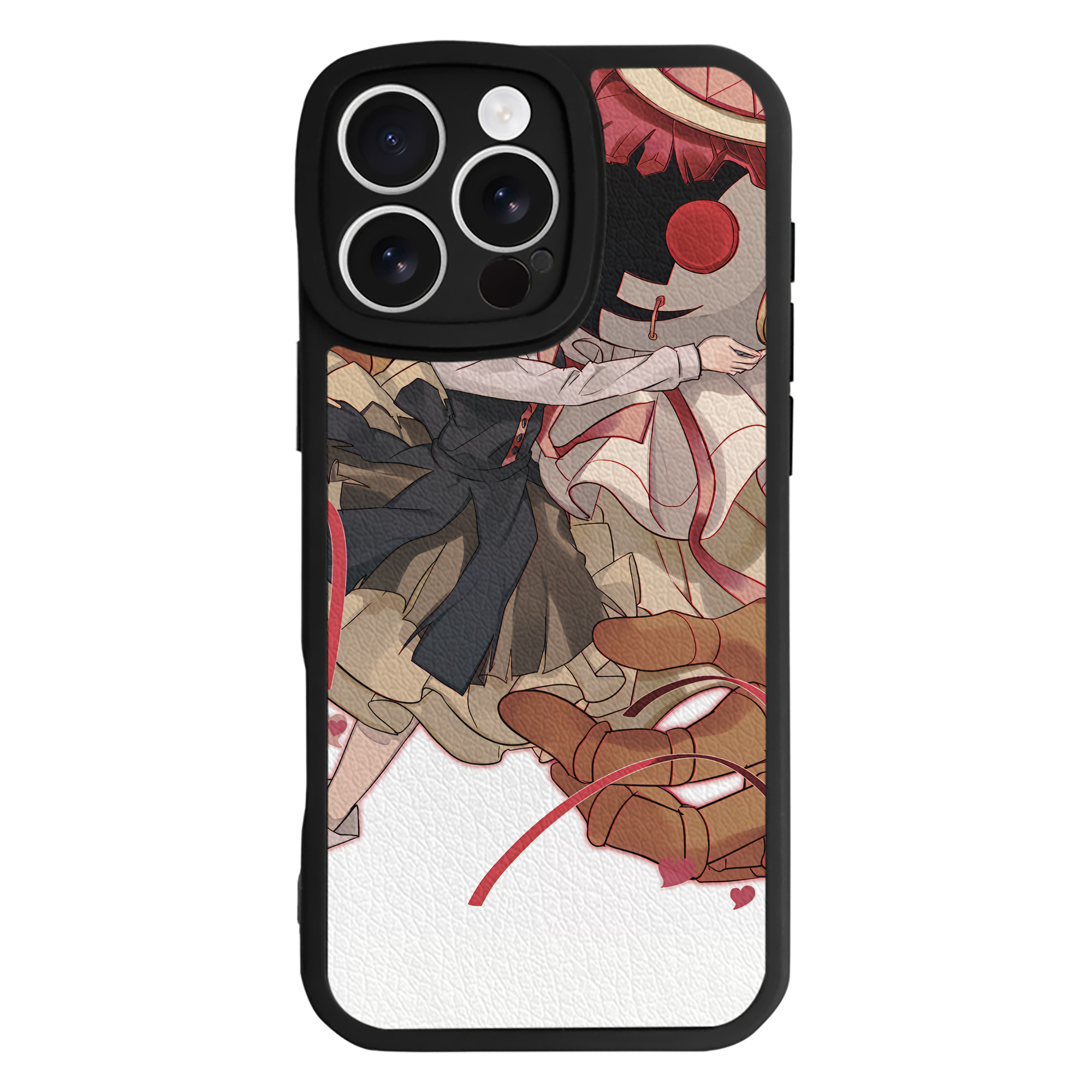（画像用） 文豪ストレイドッグス Bungo Stray Dogs 【iPhone 16シリーズ対応】シリコンスマホケース（レザー調） 材質：シリコン